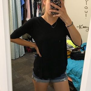 Black Amercian Eagle Jegging Style Tshirt